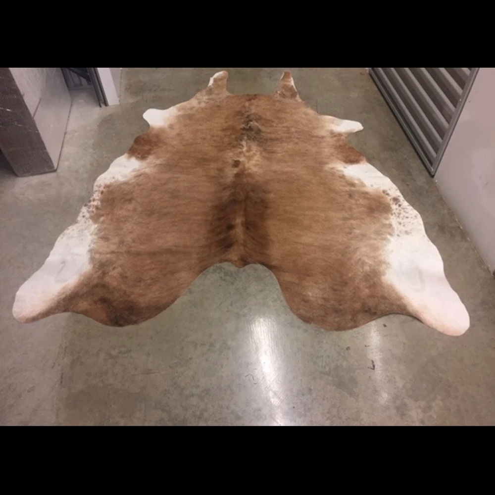 Brindle cowhide rug